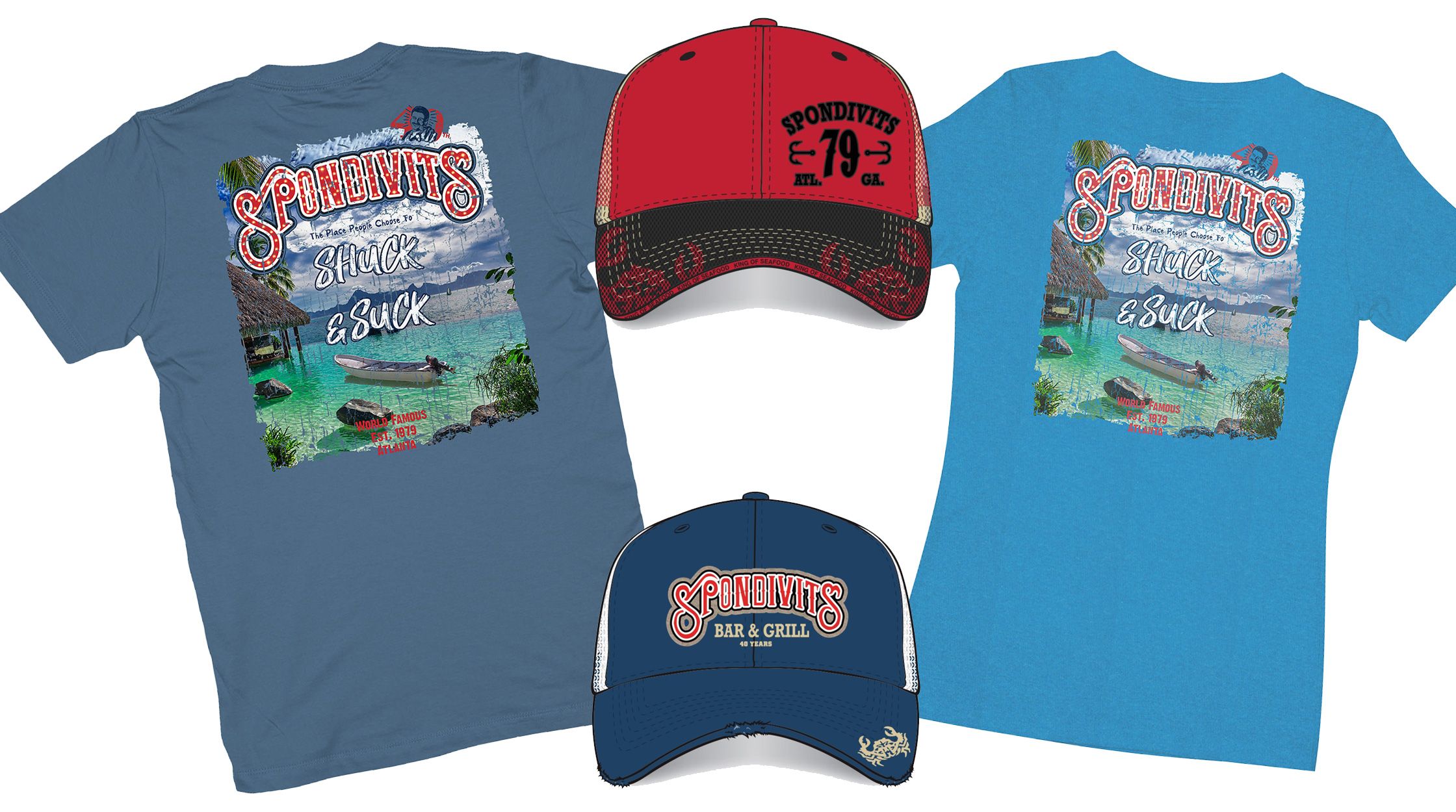 Celebrate 40 years of Spondivits greatness with our all new shirts and hats